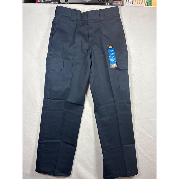 Dickies Mens Relaxed Fit Twill Cargo Pants 32" Waist 32" Inseam Navy Blue - Picture 1 of 9